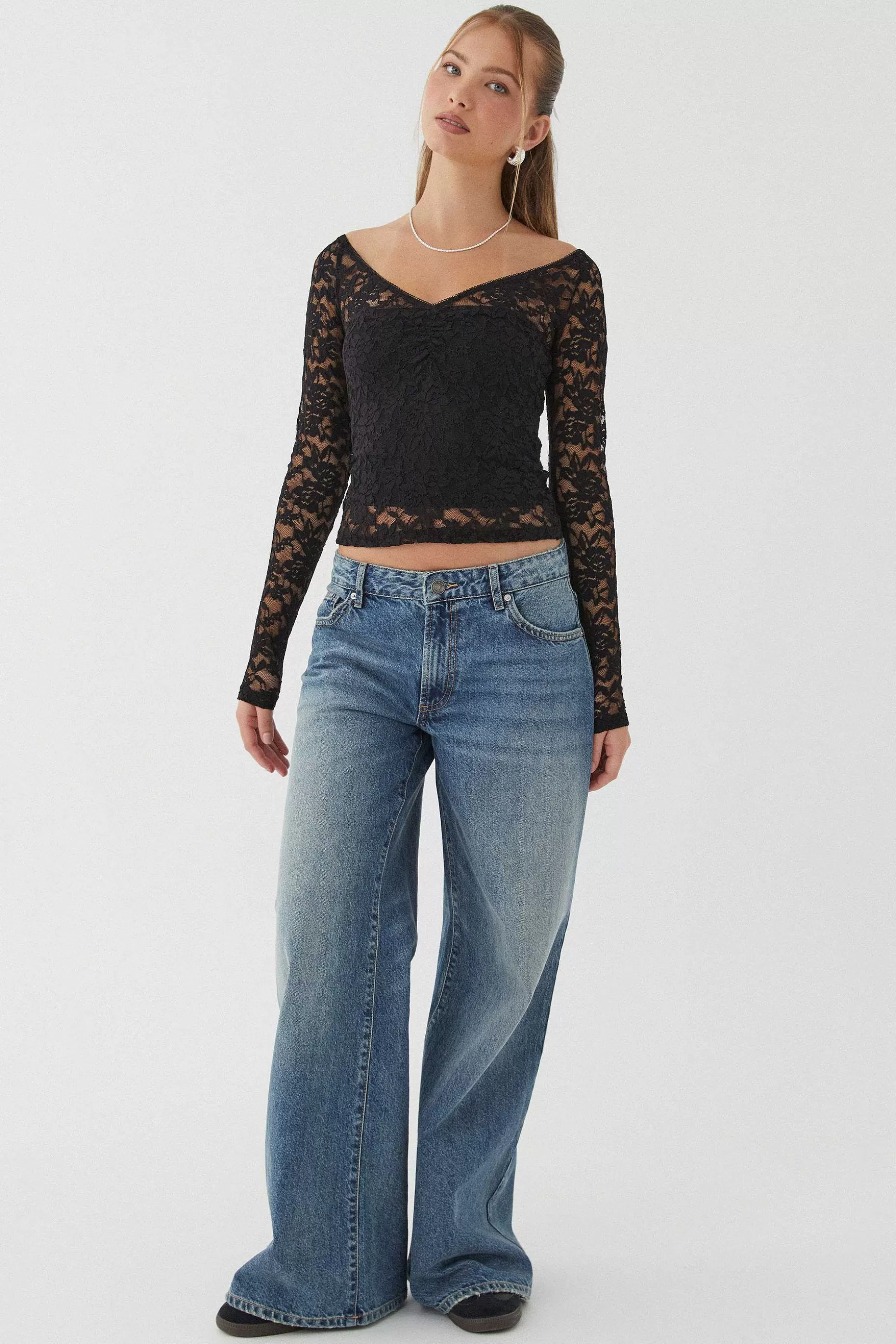 Supre Annie Lace Long Sleeve Top<Women Going Out Tops