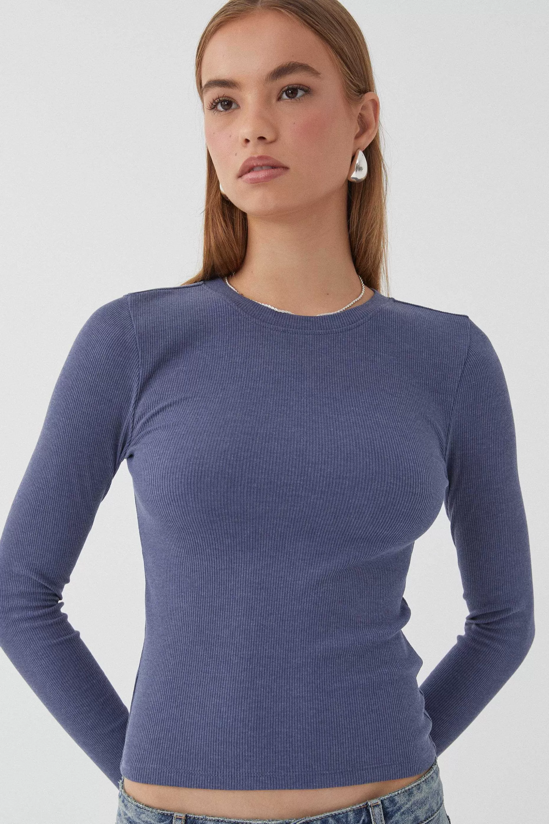 Supre Aspen Long Sleeve Rib Top<Women Long Sleeve Tops