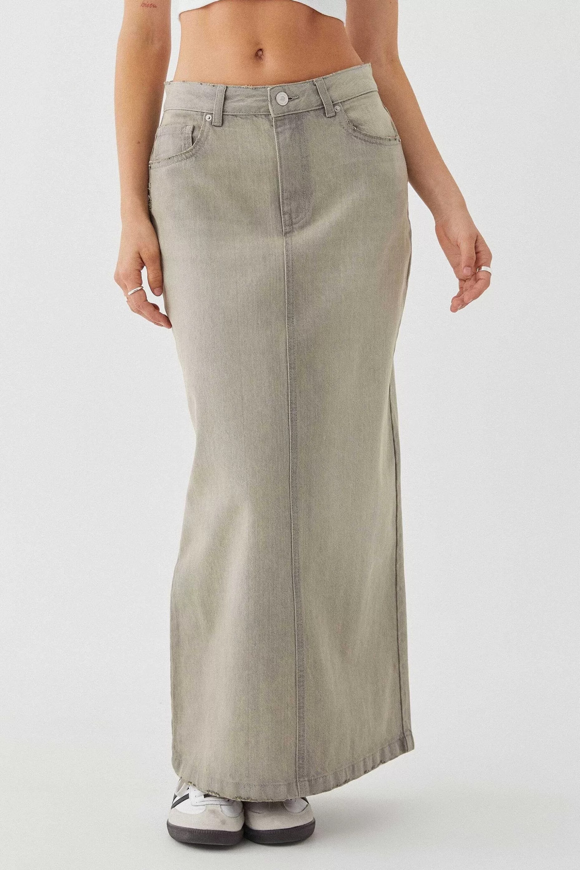 Supre Cali Denim Maxi Skirt<Women Skirts