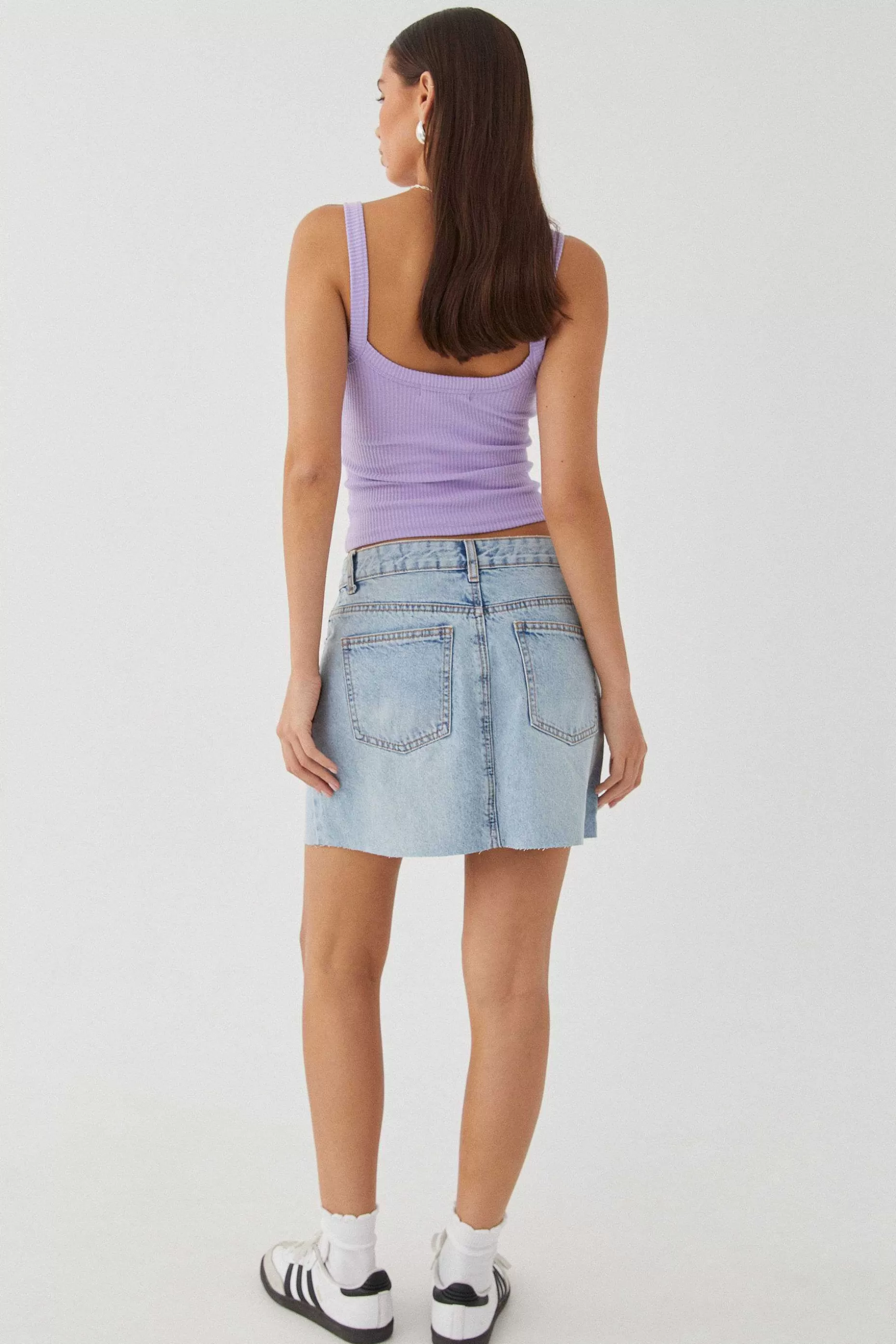 Supre Cali Denim Mini Skirt<Women Skirts