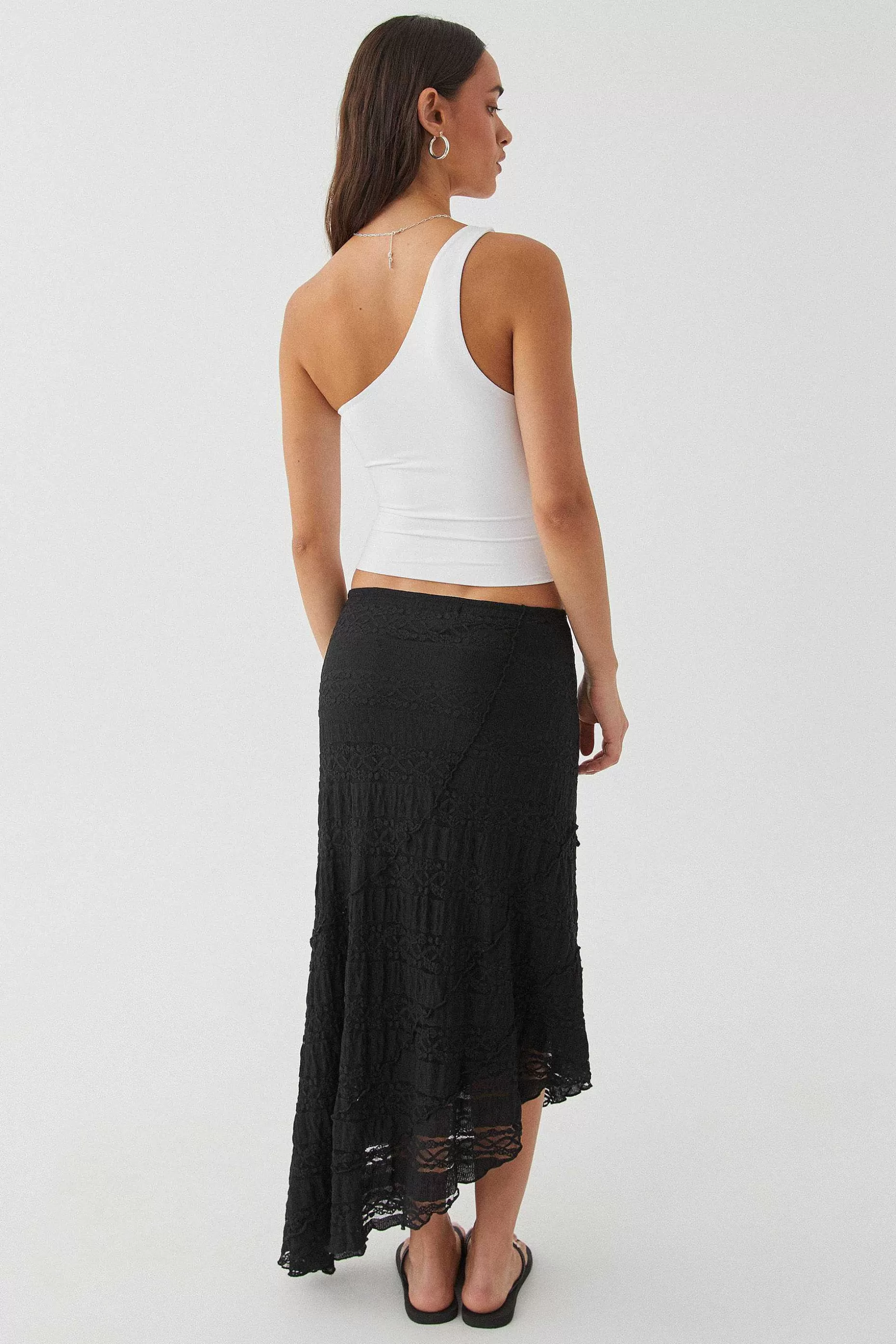 Supre Charlie Asymmetrical Textured Skirt<Women Skirts