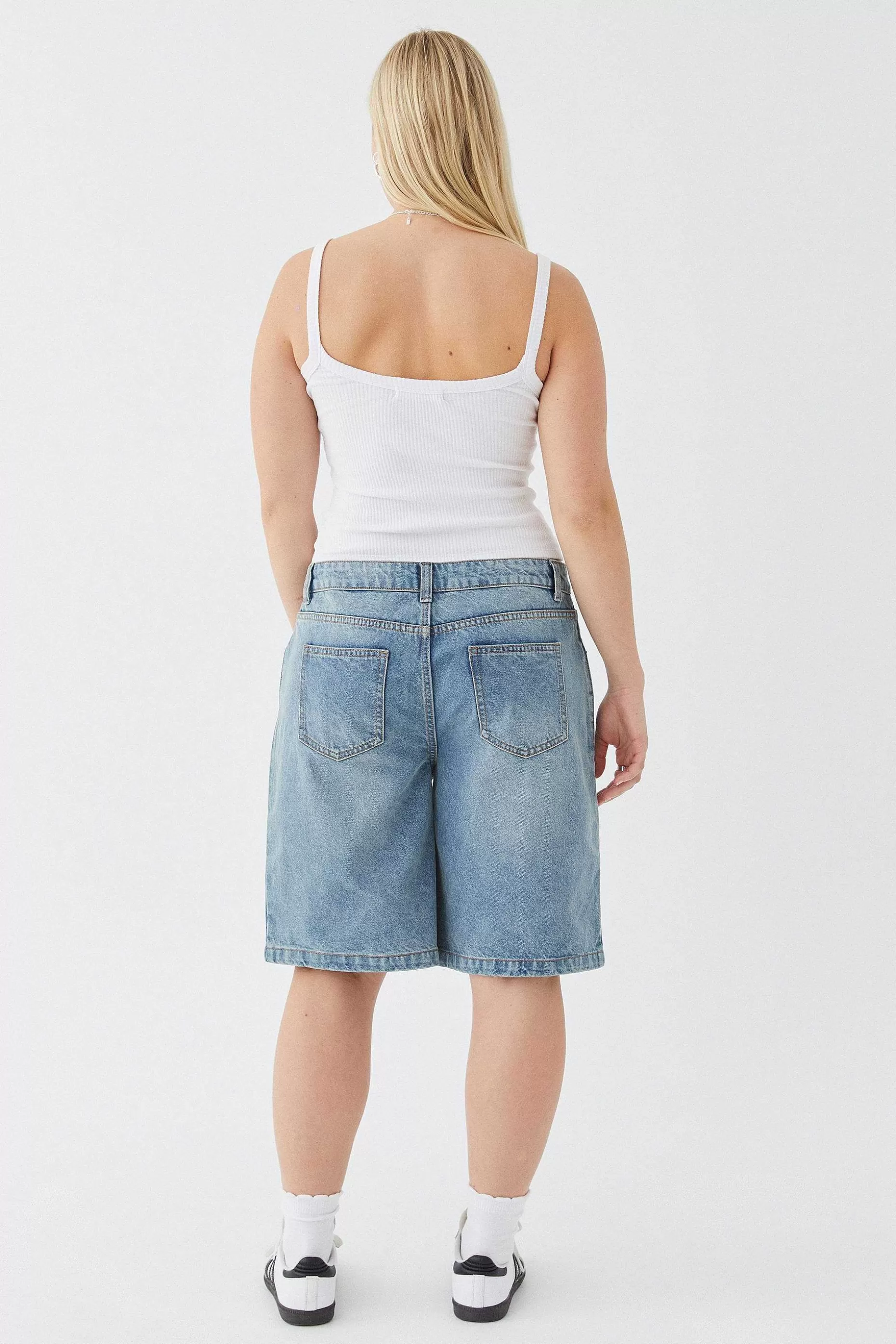 Supre Dad Denim Jort<Women Shorts