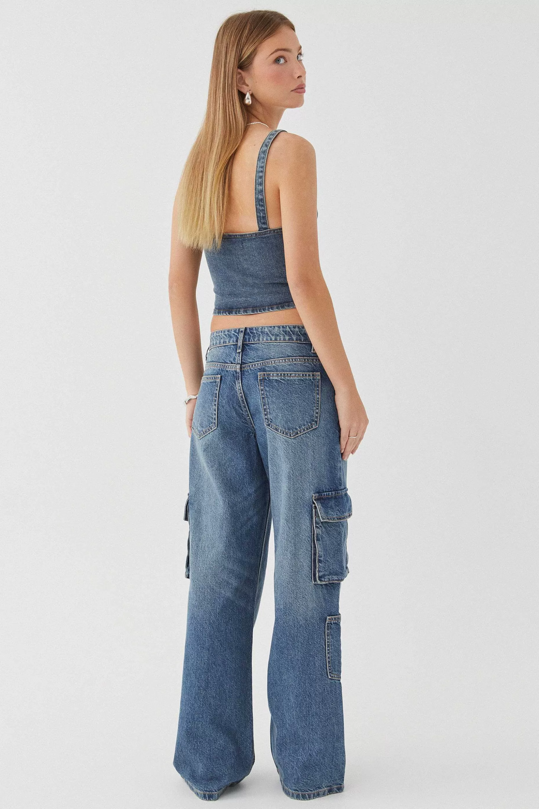 Supre Elise Denim Bustier Top<Women Going Out Tops