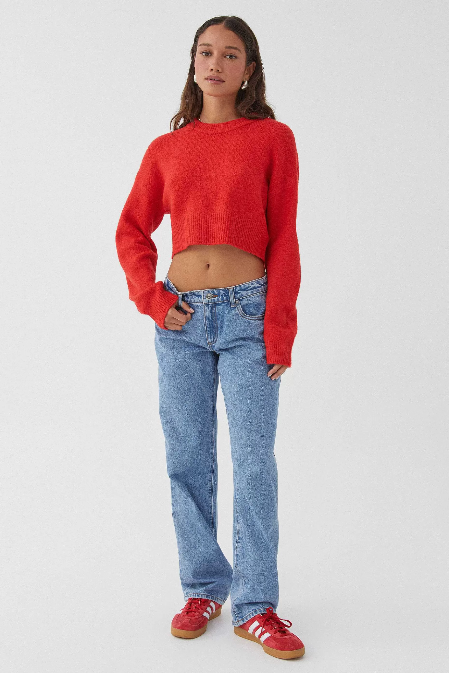 Supre Flora Fluffy Crew Neck Jumper<Women Knitwear