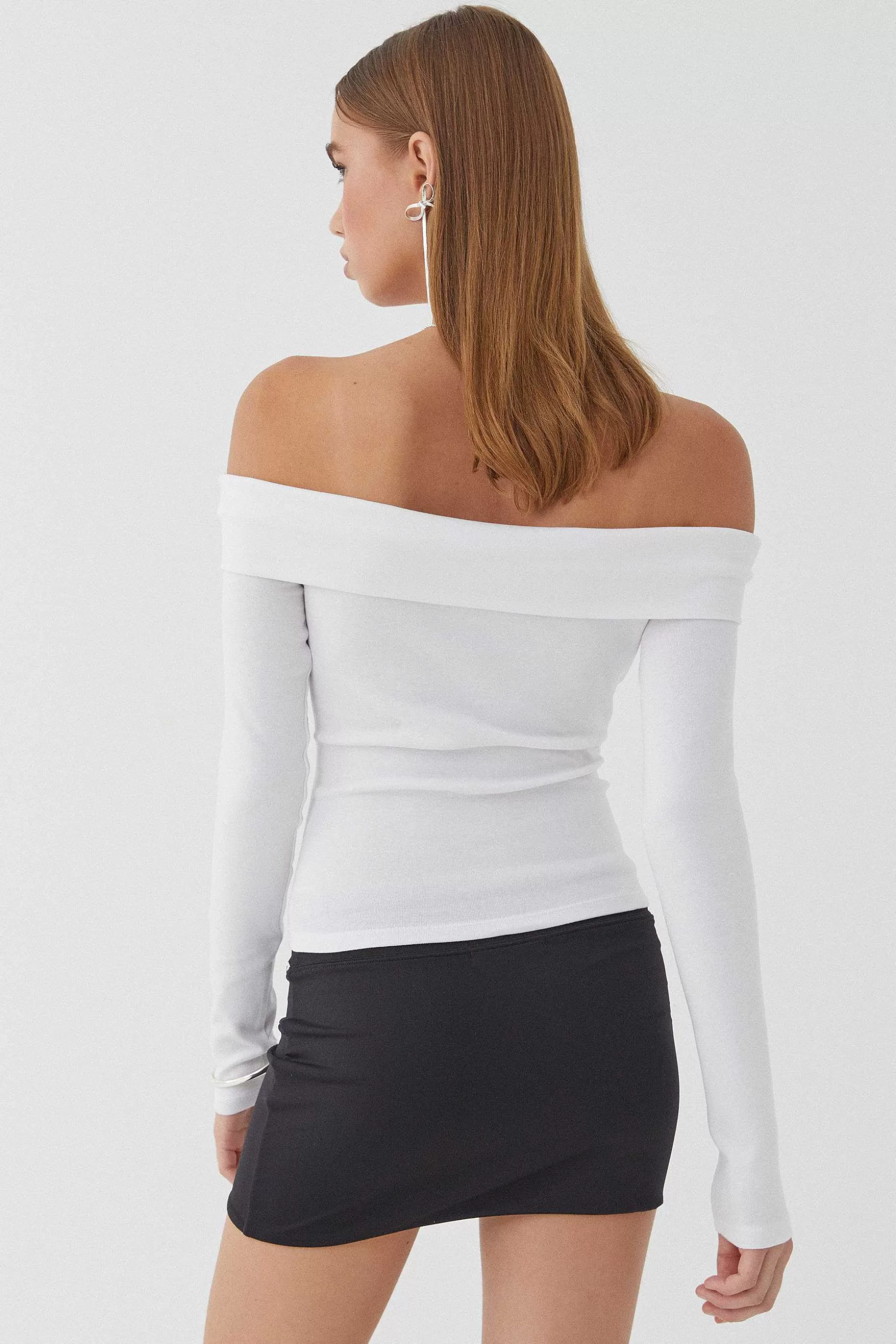 Supre Jasmine Rib Off The Shoulder Top<Women Going Out Tops