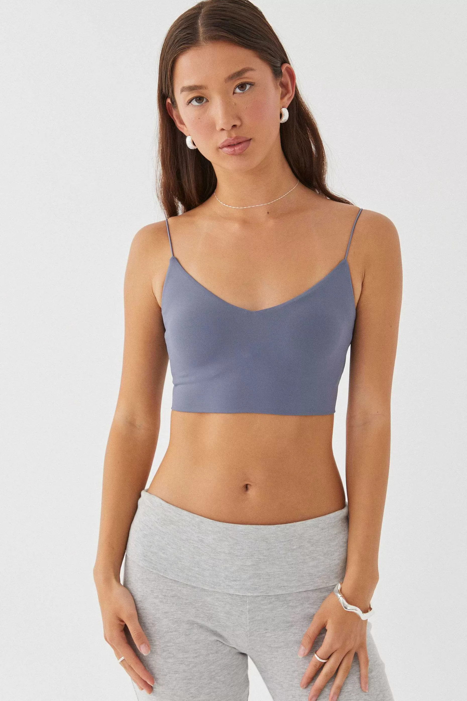 Supre Luxe Cropped V Neck Cami<Women Going Out Tops