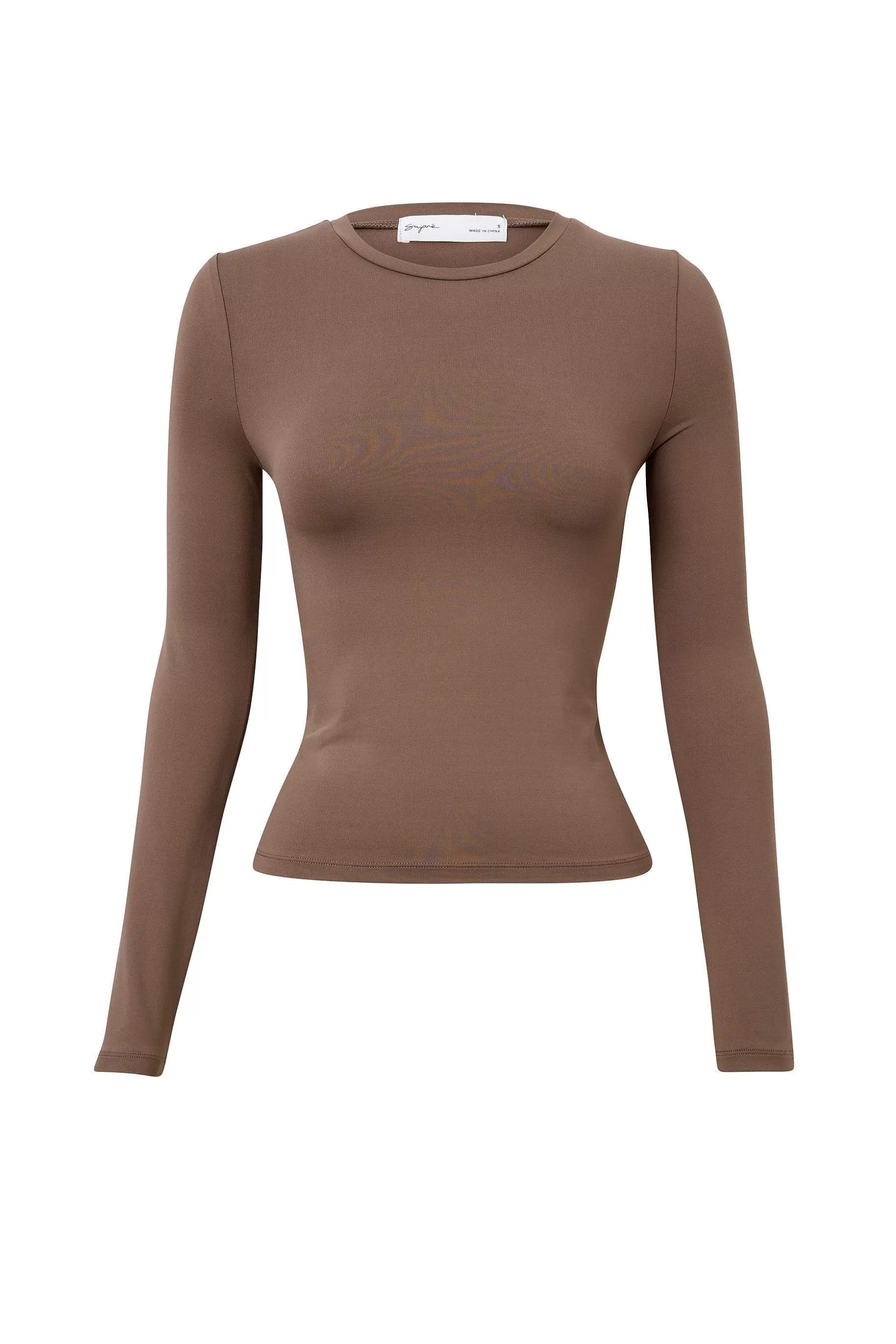 Supre Luxe Long Sleeve Longline Tee<Women Long Sleeve Tops