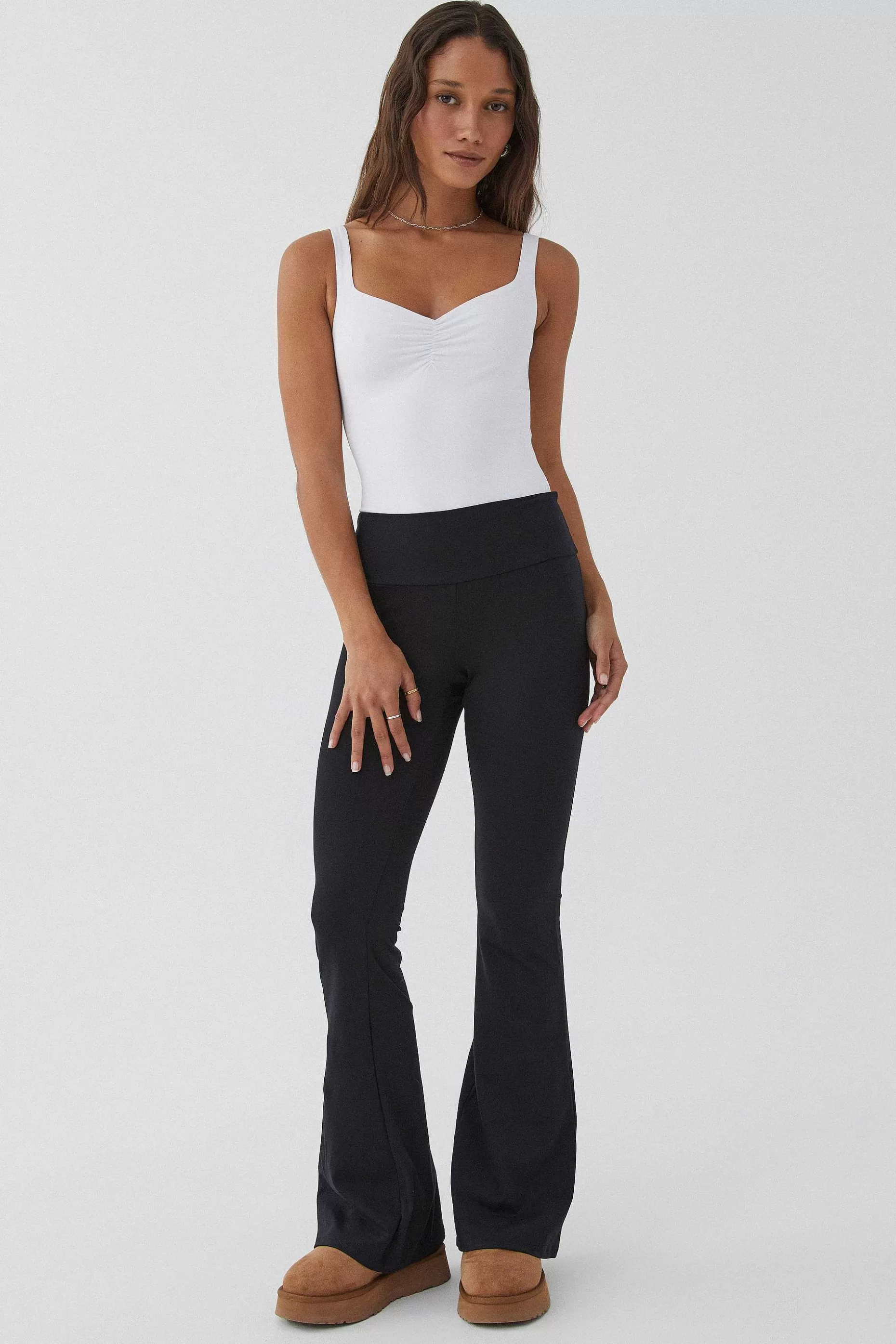 Supre Luxe Scoop Neck Ruched Bodysuit<Women Going Out Tops