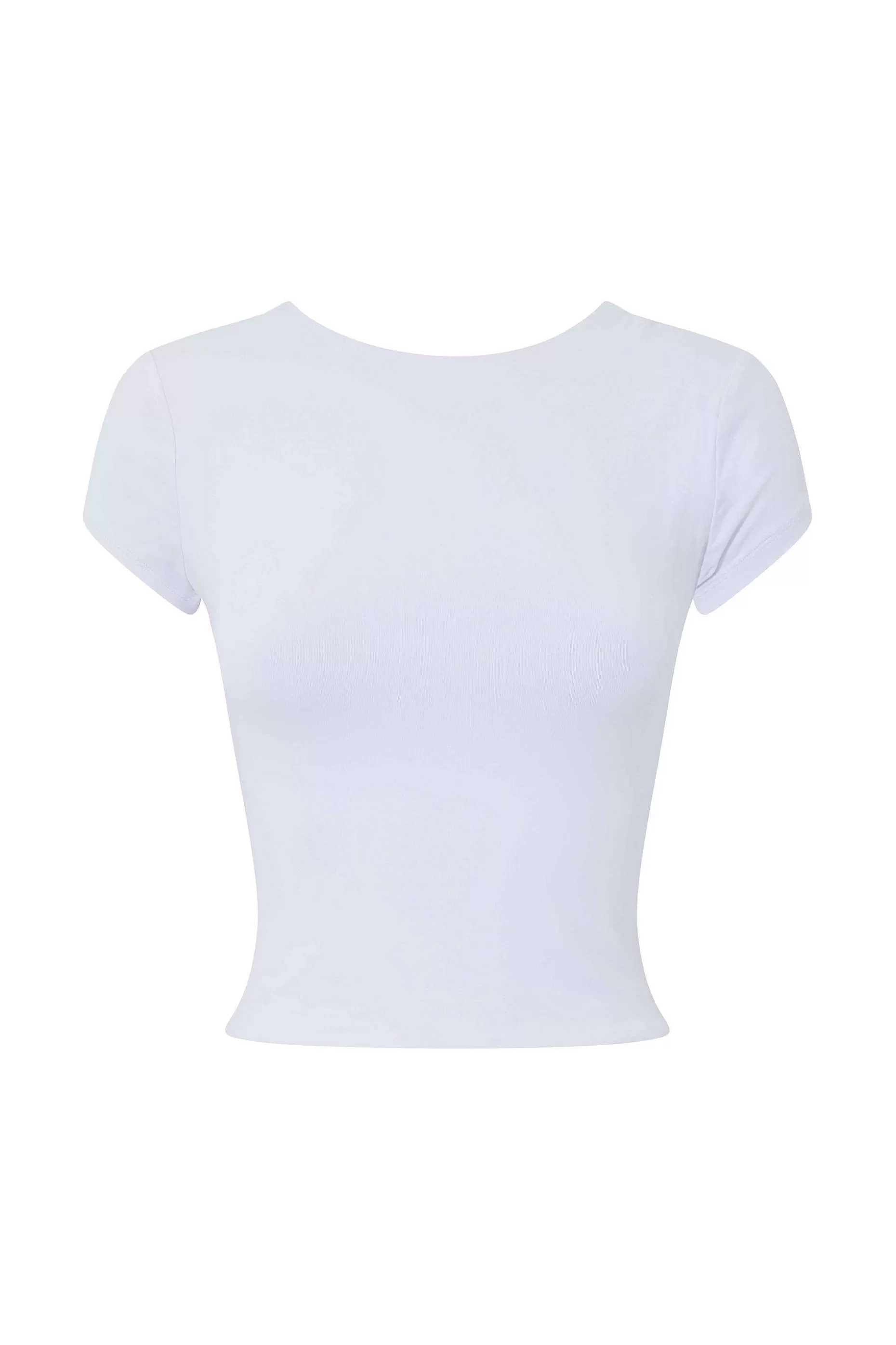 Supre Luxe Short Sleeve Backless Tee<Women T Shirts