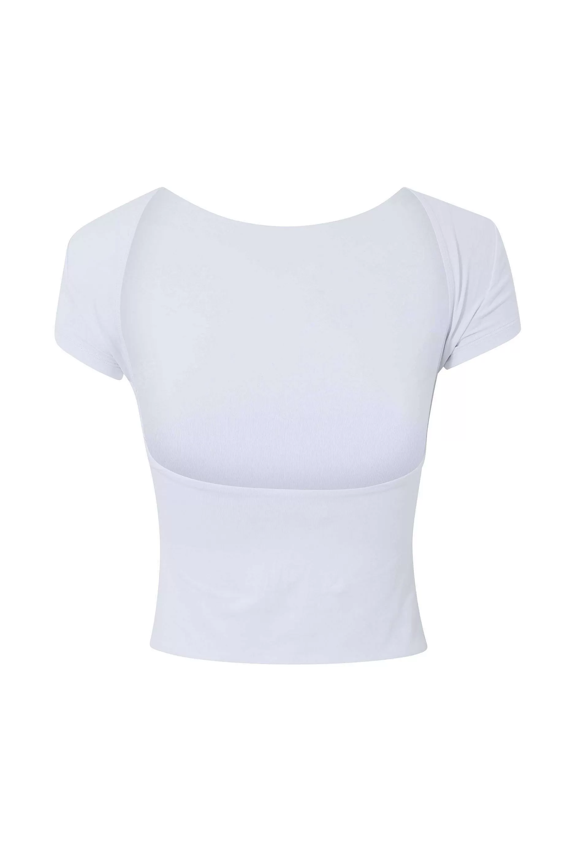 Supre Luxe Short Sleeve Backless Tee<Women T Shirts