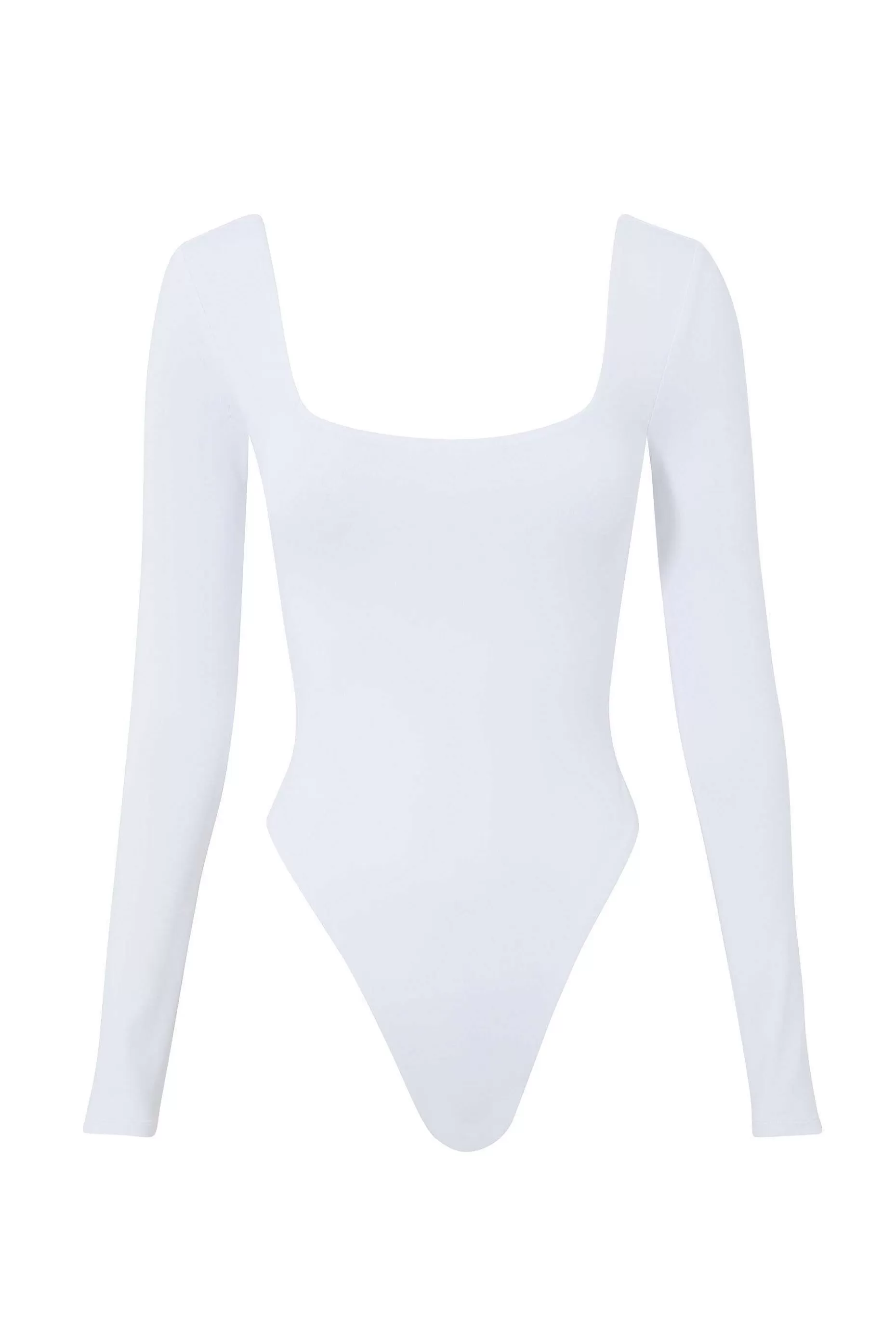 Supre Luxe Square Neck Long Sleeve Bodysuit<Women Going Out Tops