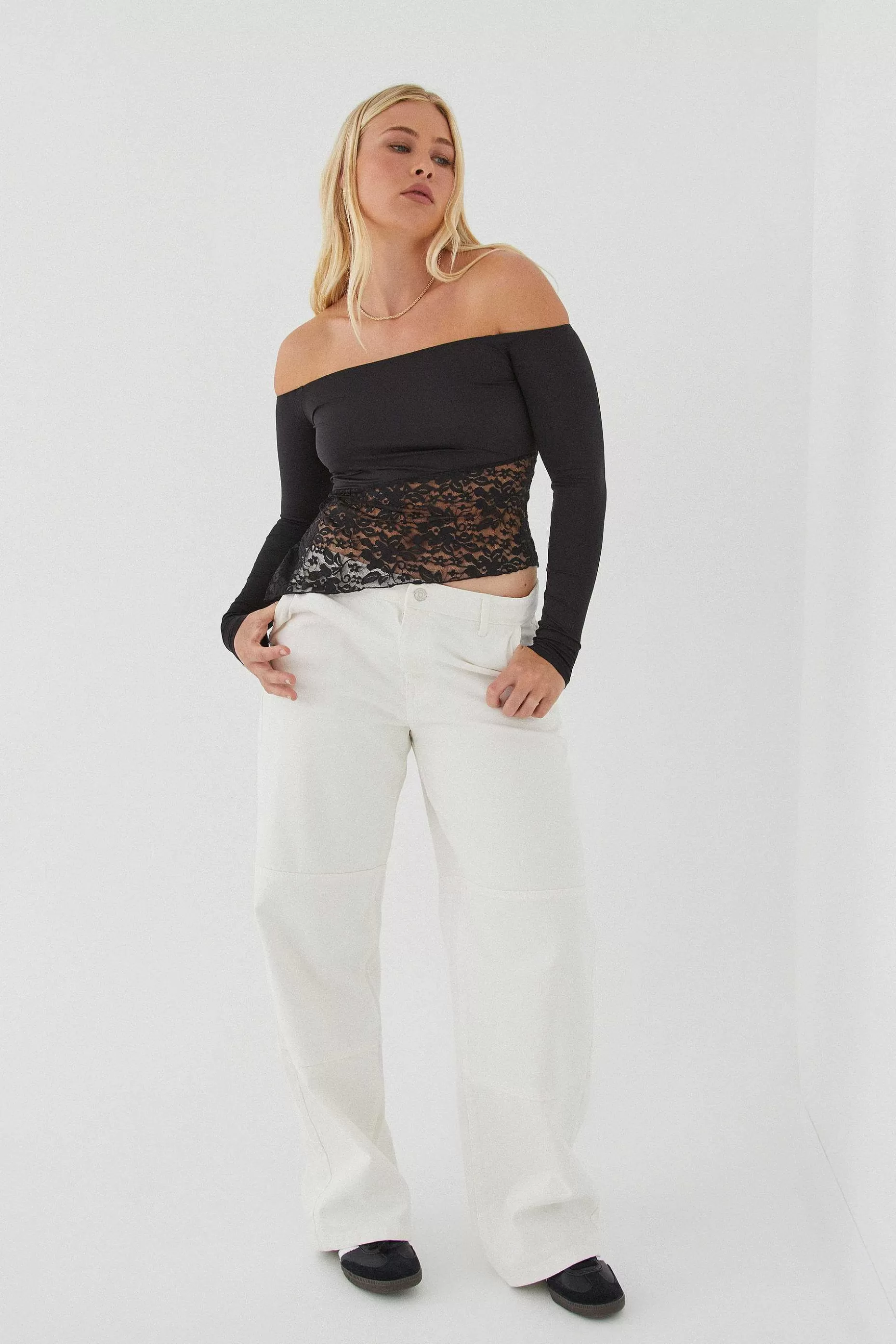 Supre Nessa Splice Off Shoulder Top<Women Going Out Tops