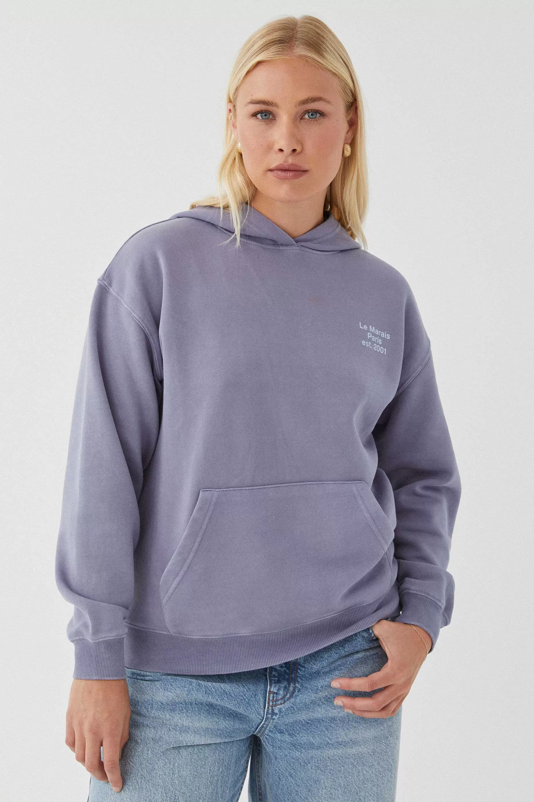 Supre Paige Oversized Printed Hoodie<Women Hoodies & Trackies