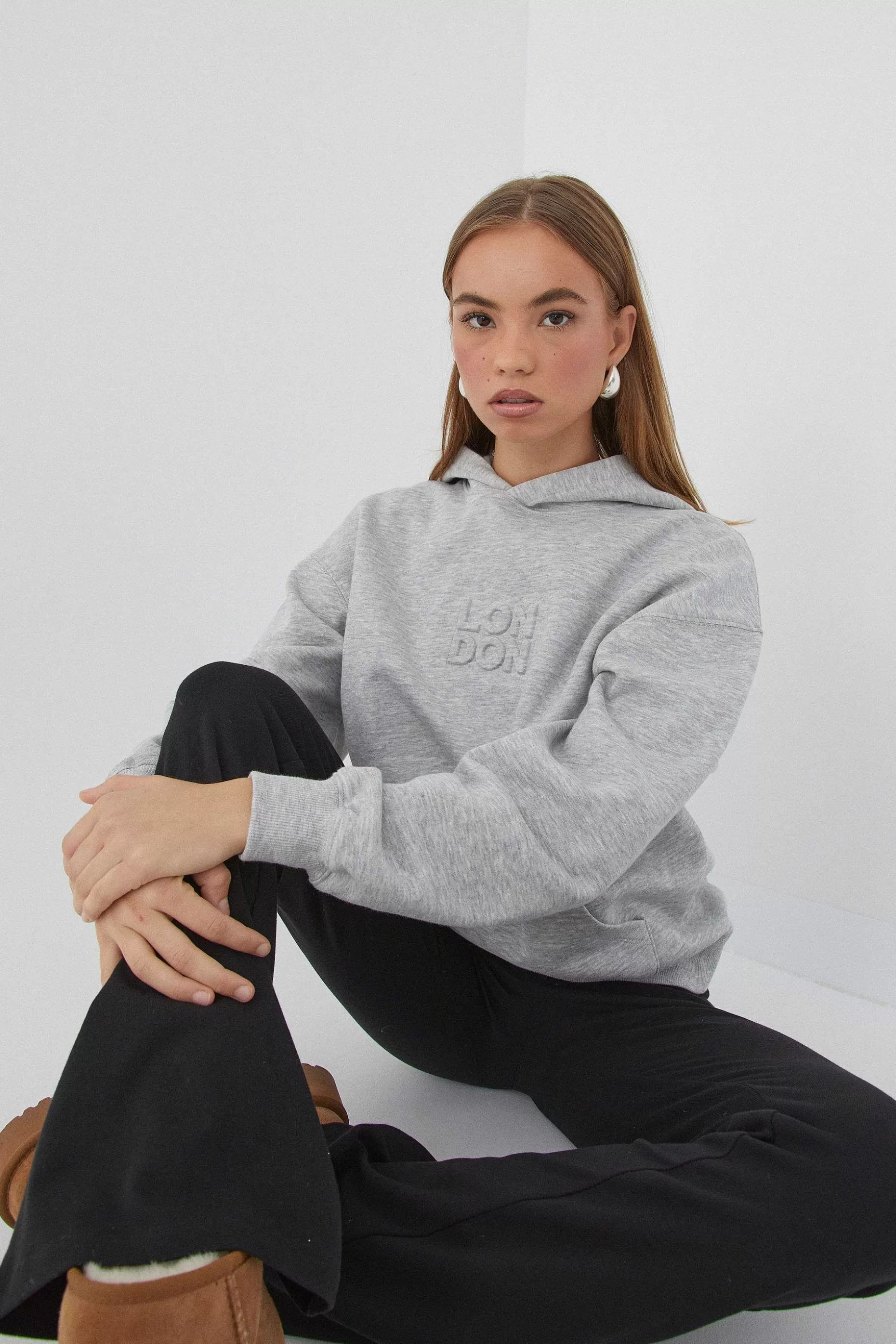 Supre Paige Oversized Printed Hoodie<Women Hoodies & Trackies