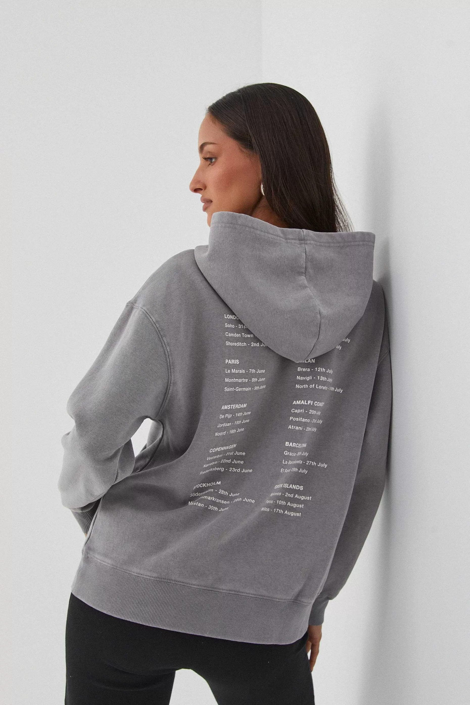 Supre Paige Oversized Printed Hoodie<Women Hoodies & Trackies