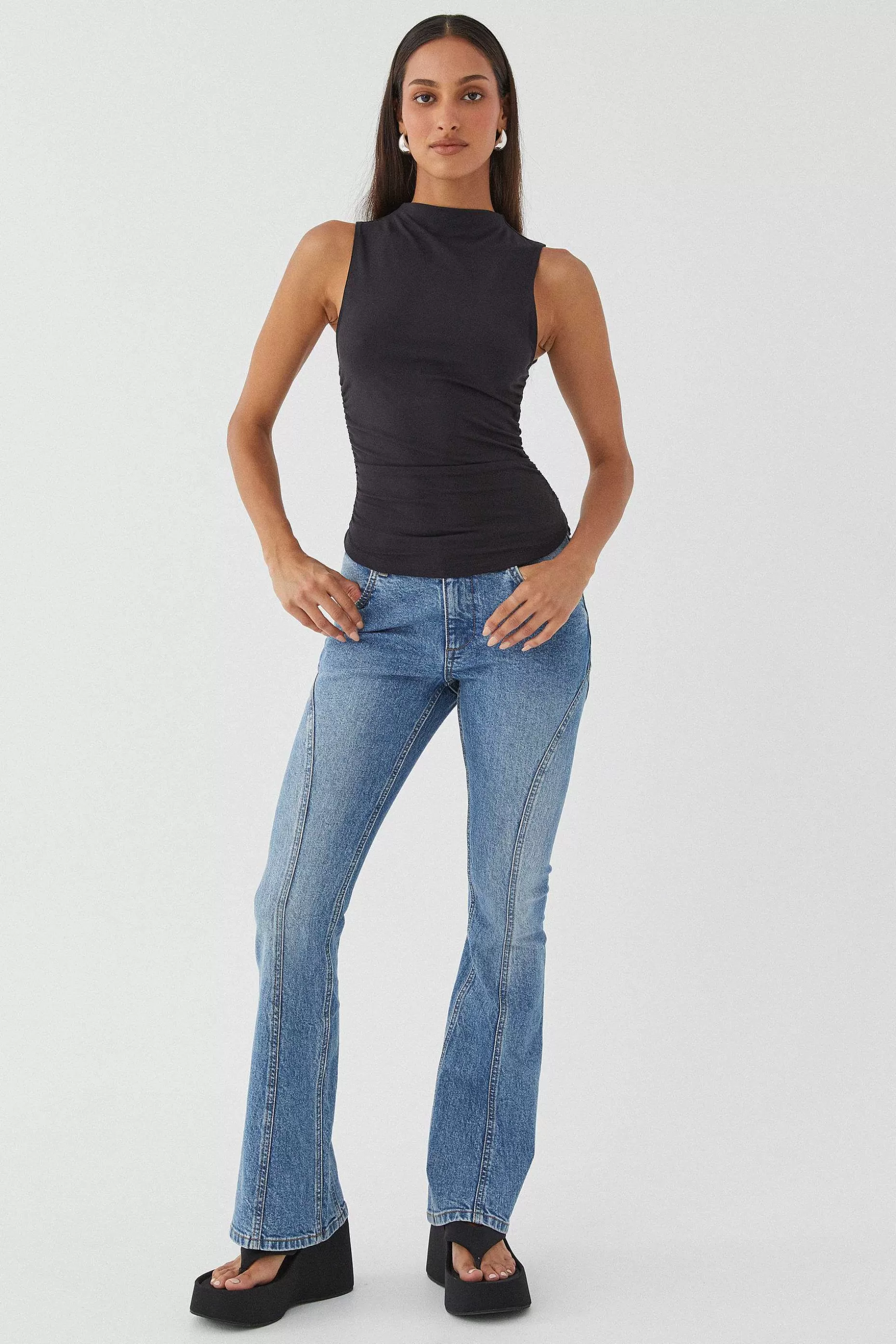 Supre Panelled Flare Jean<Women Jeans