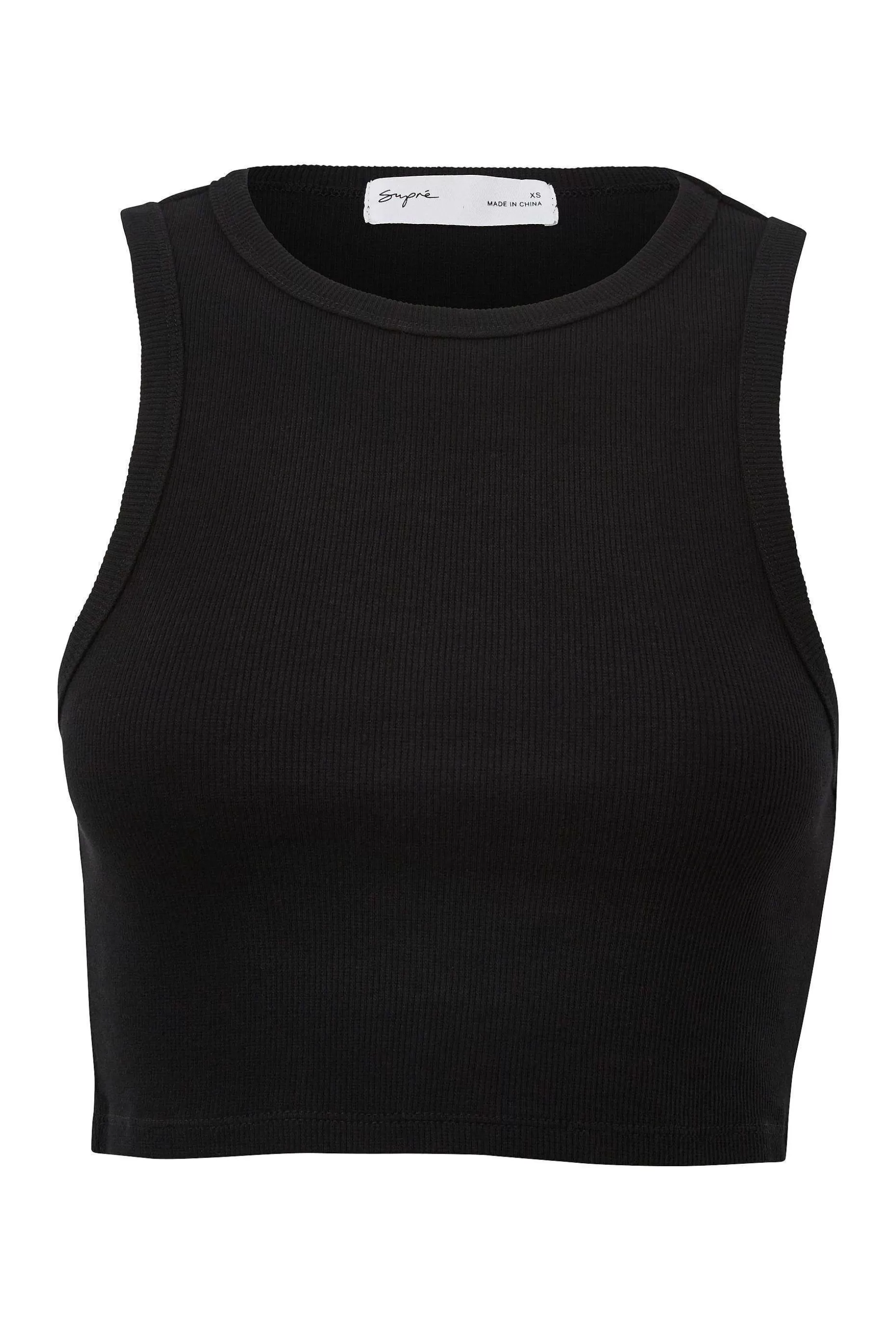 Supre Rib Cropped Tank<Women Tank Tops