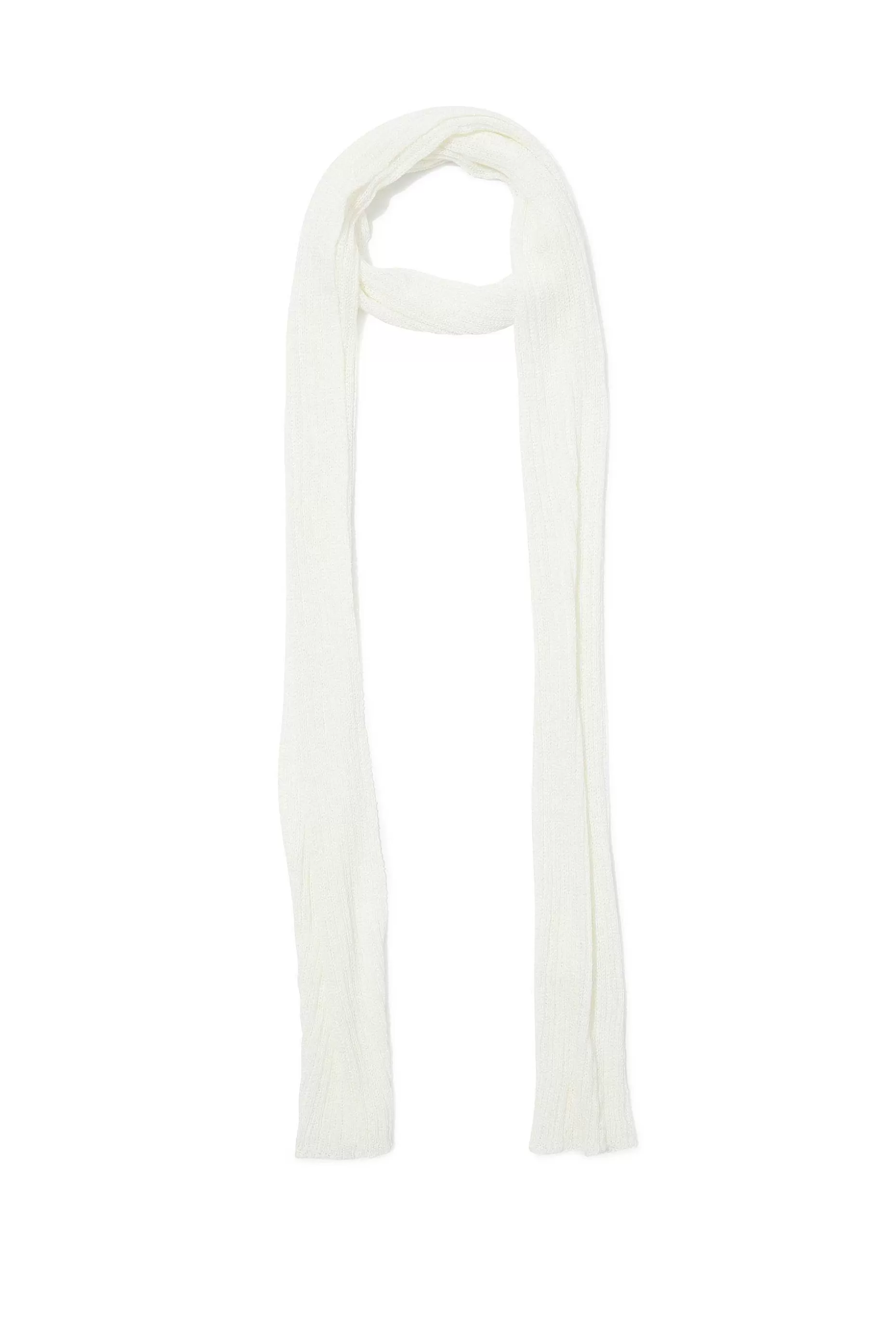 Supre Sharni Sheer Rib Knit Skinny Scarf<Women Accessories