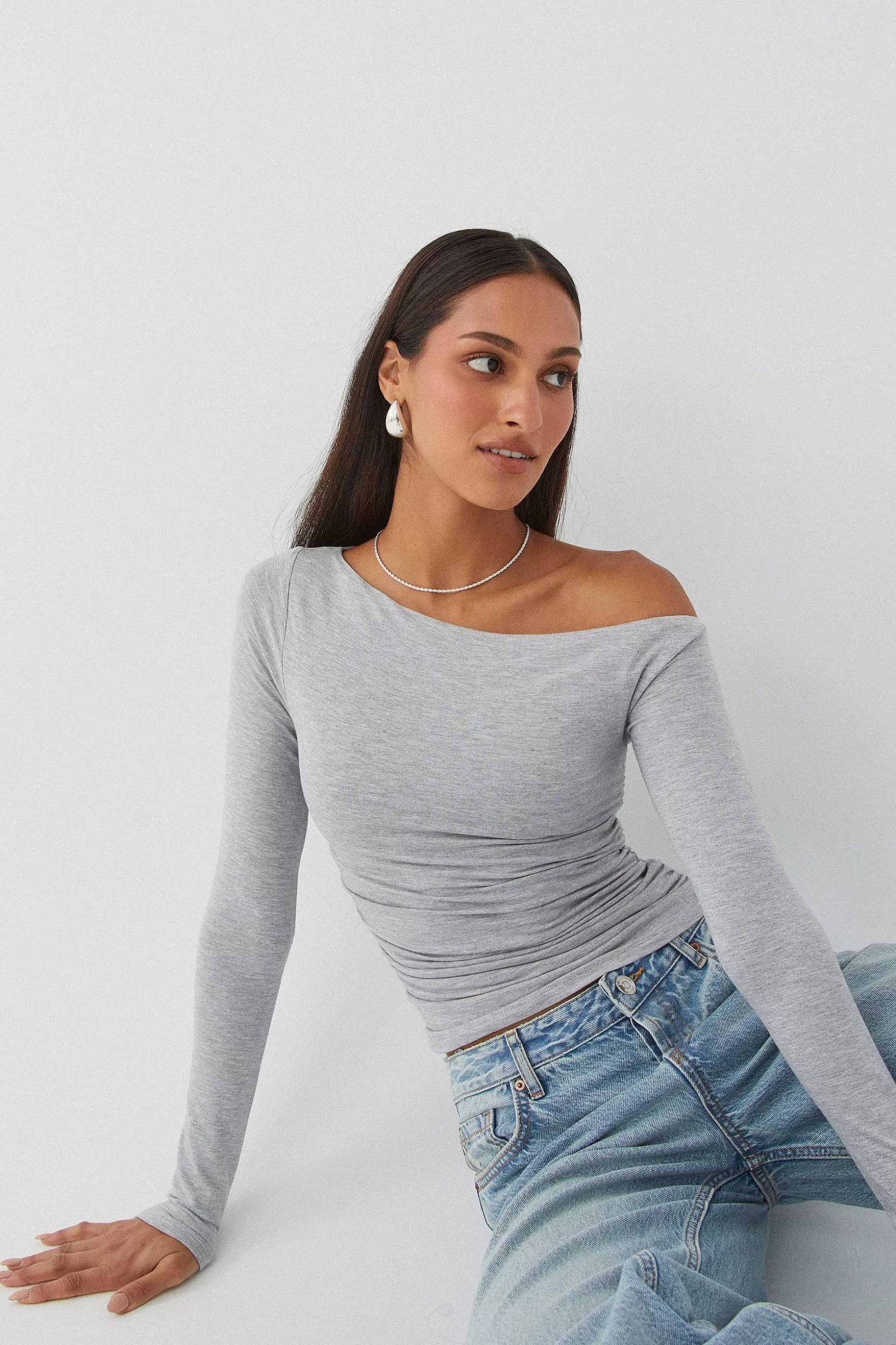 Supre Soft Long Sleeve Off Shoulder Top<Women Going Out Tops