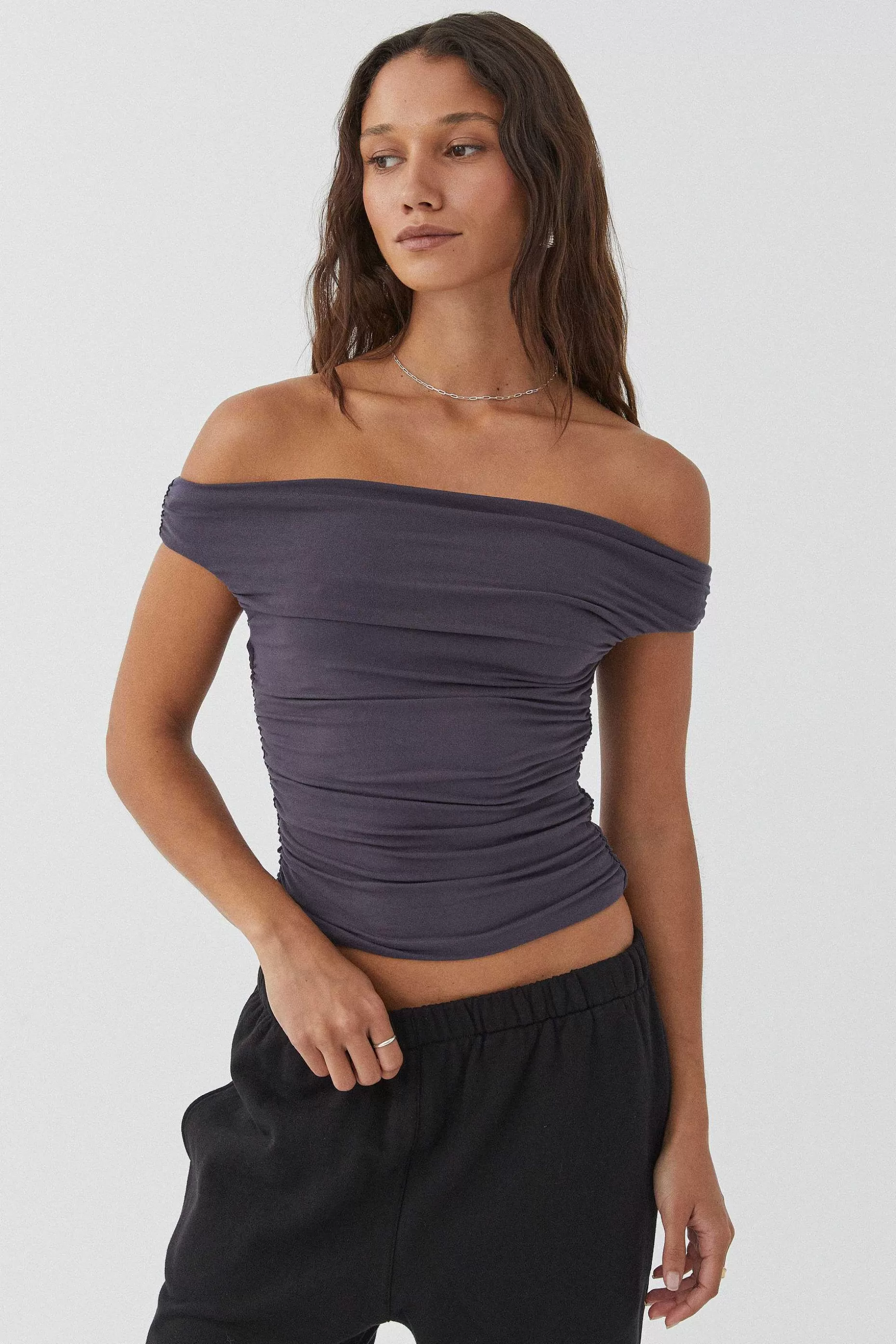 Supre Soft Ruched Off The Shoulder Top<Women Going Out Tops