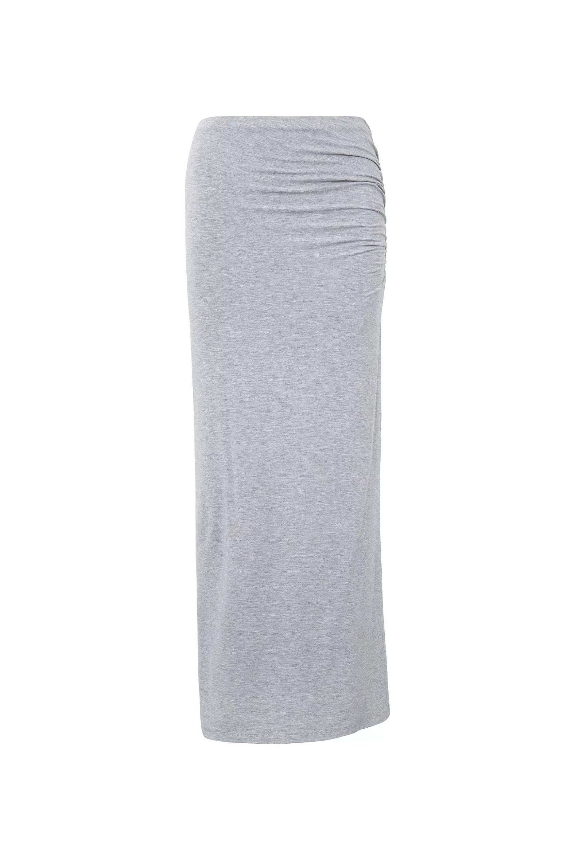 Supre Soft Ruched Split Maxi Skirt<Women Skirts