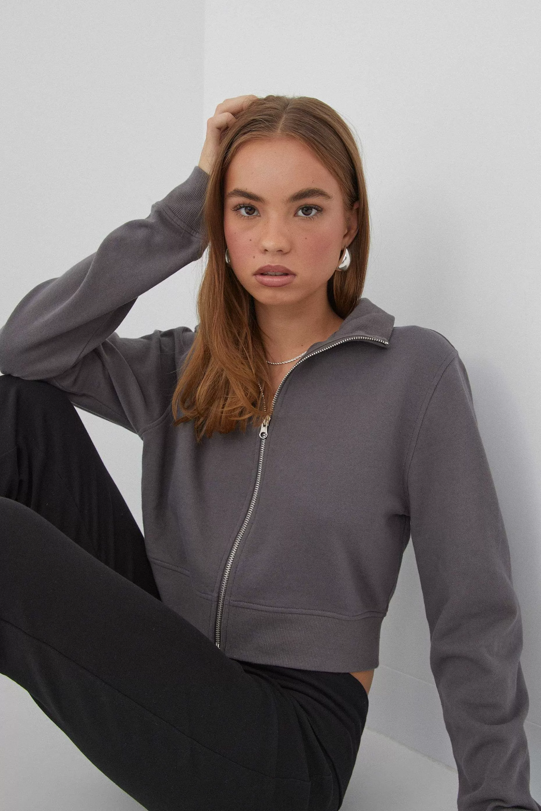 Supre Somer Zip Through Sweat<Women Hoodies & Trackies