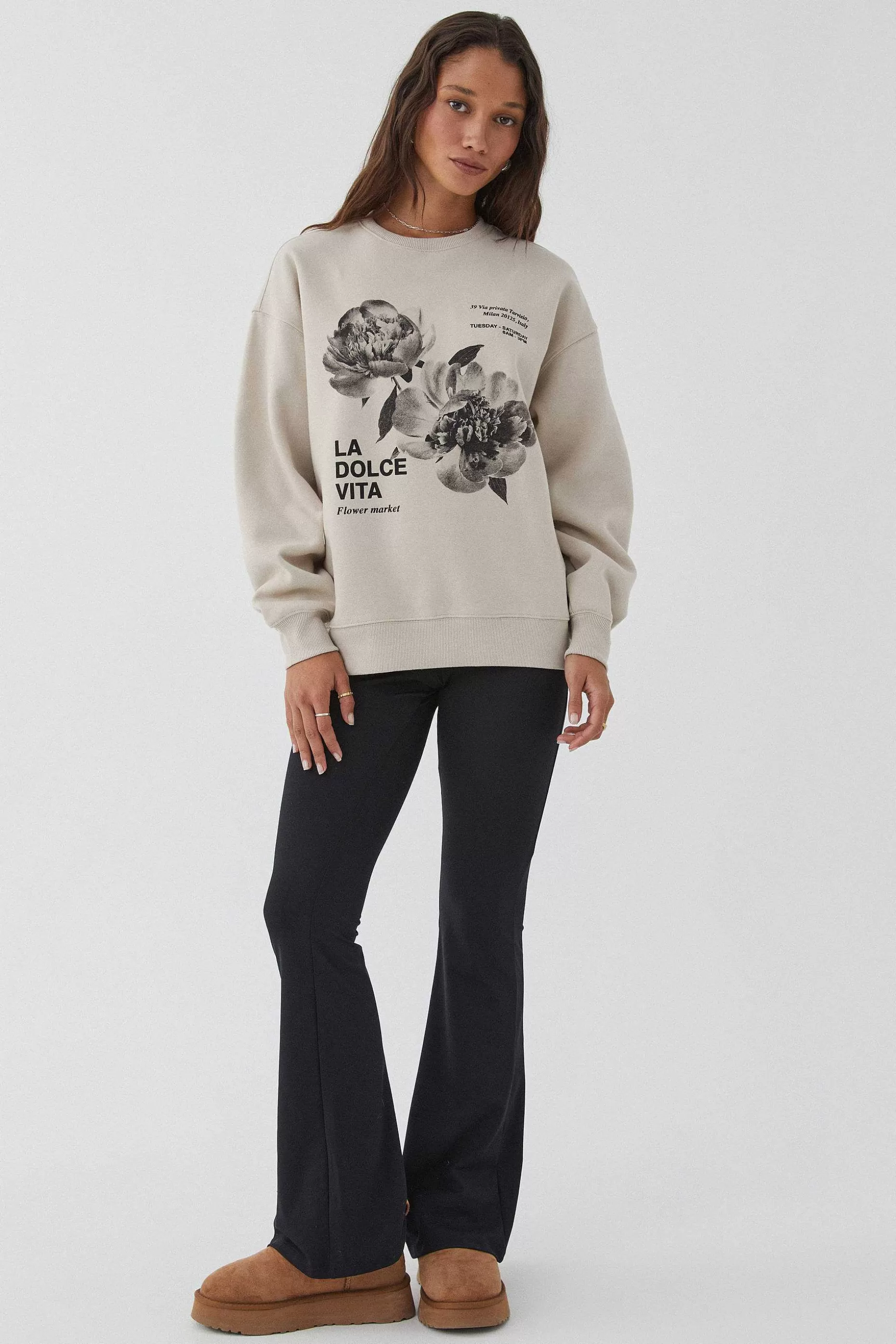 Supre Winnie Oversized Crew Neck Jumper<Women Hoodies & Trackies